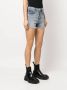 Philipp Plein Shorts met verfraaid logo Blauw - Thumbnail 4