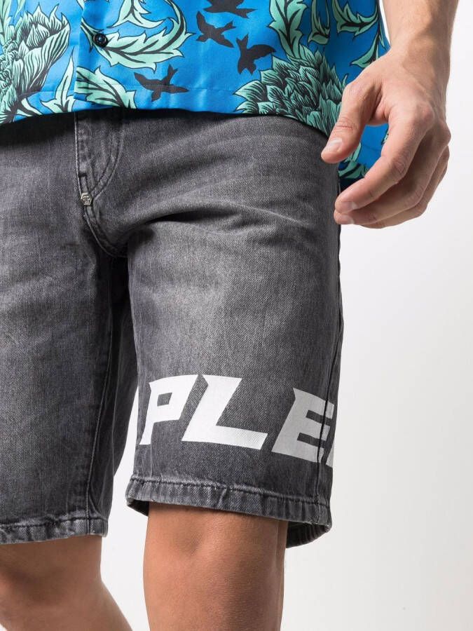 Philipp Plein Shorts op knielengte Grijs