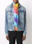 Philipp Plein Sjaal met tie-dye print Blauw - Thumbnail 2