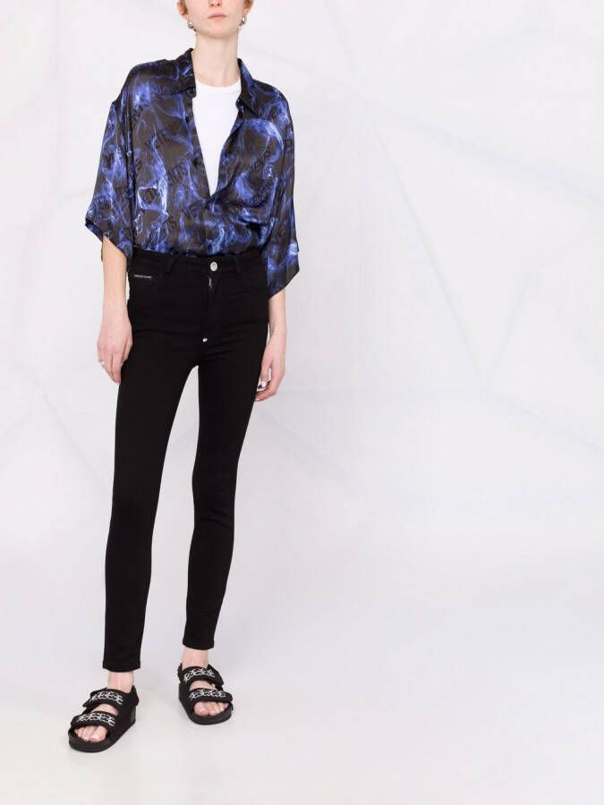 Philipp Plein Skinny jeans Zwart
