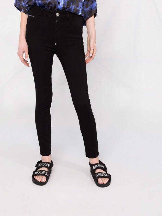 Philipp Plein Skinny broek Zwart