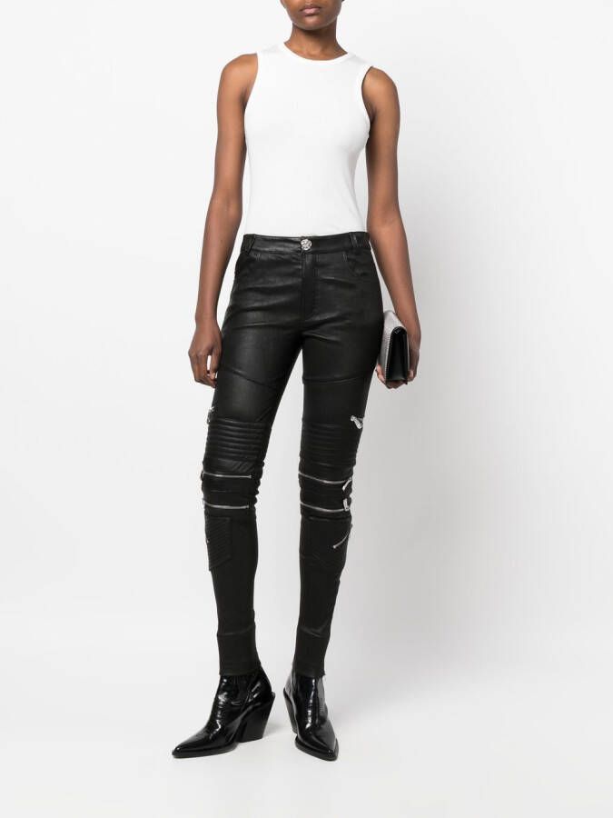 Philipp Plein Skinny broek Zwart