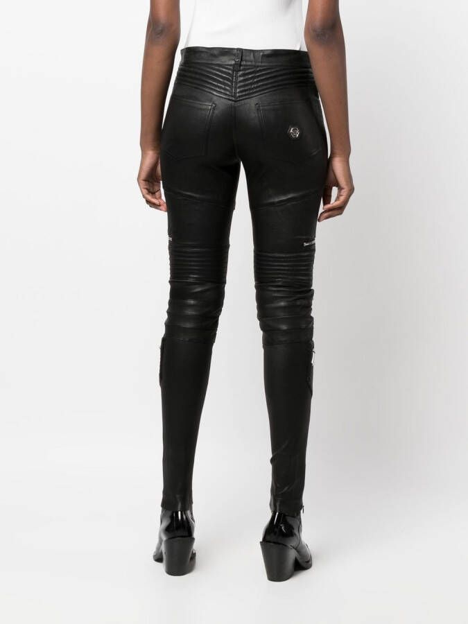 Philipp Plein Skinny broek Zwart