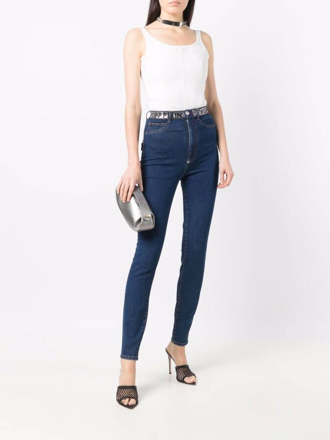 Philipp Plein Skinny jeans Blauw