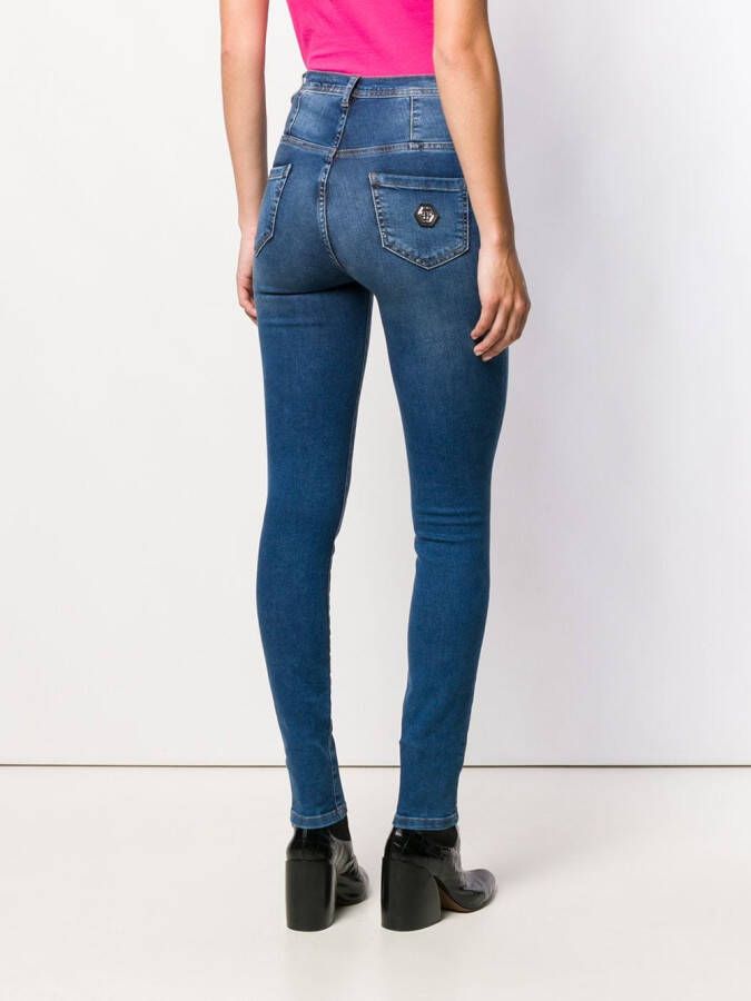 Philipp Plein Skinny jeans Blauw
