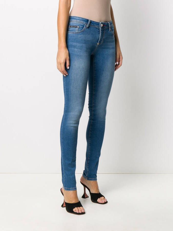 Philipp Plein Skinny jeans Blauw