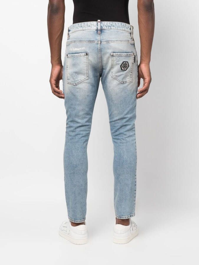 Philipp Plein Skinny jeans Blauw