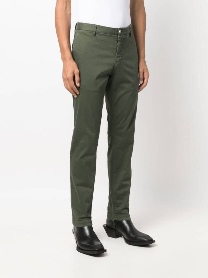 Philipp Plein Slim-fit chino Groen