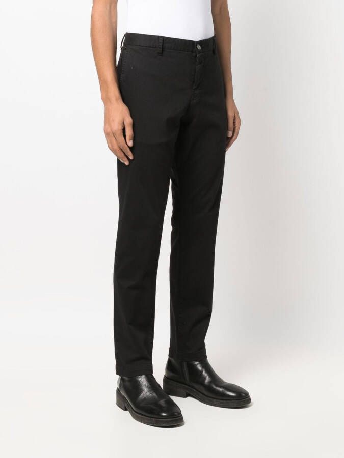 Philipp Plein Slim-fit chino Zwart