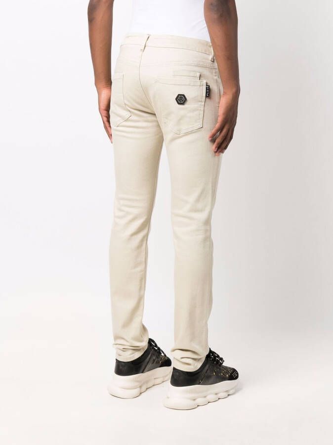 Philipp Plein Slim-fit jeans Beige
