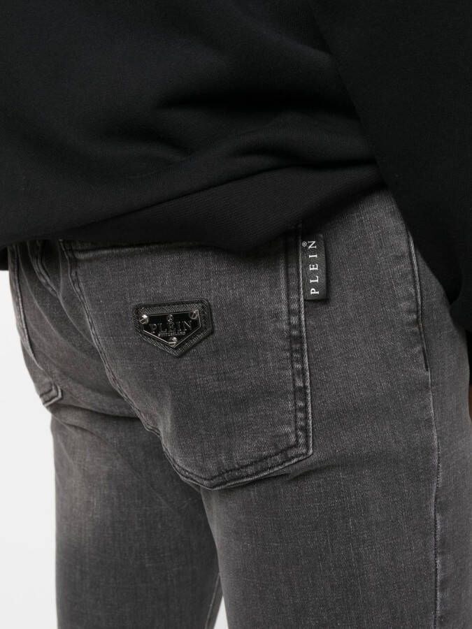 Philipp Plein Slim-fit jeans Grijs