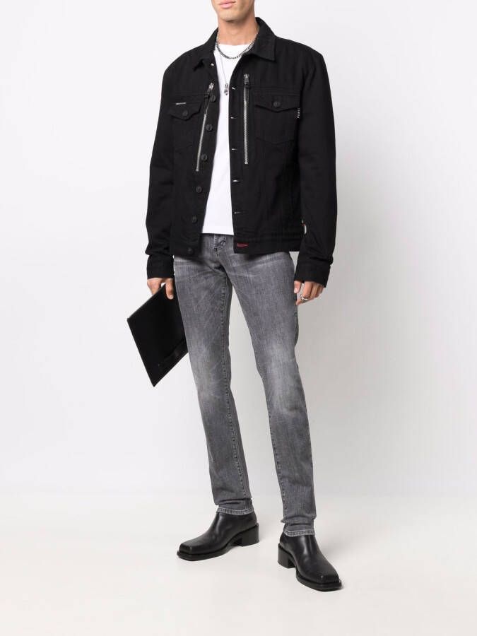 Philipp Plein Slim-fit jeans Grijs