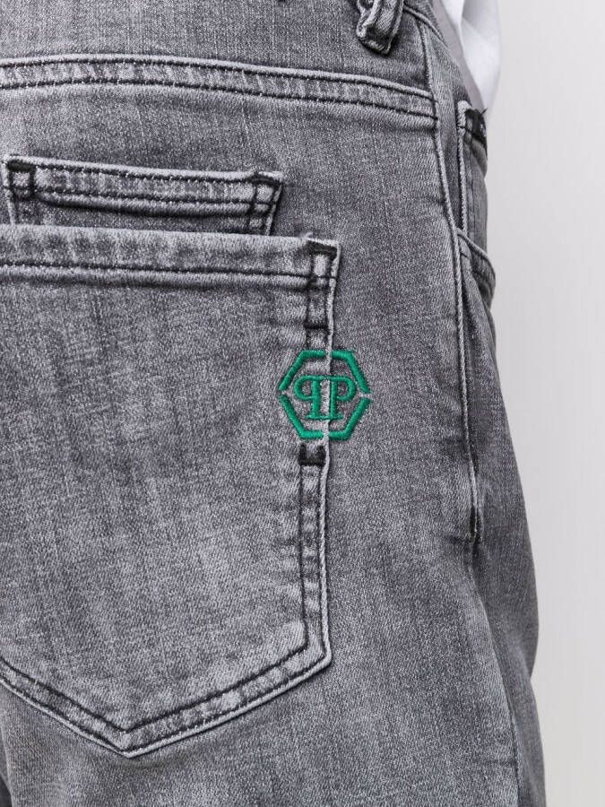 Philipp Plein Slim-fit jeans Grijs