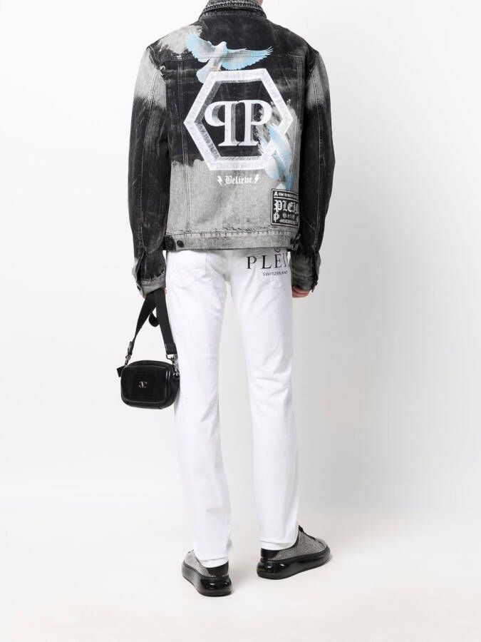 Philipp Plein Slim-fit jeans Wit