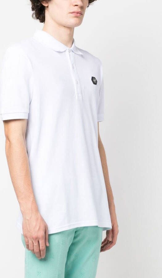 Philipp Plein Poloshirt met logo Wit