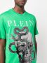 Philipp Plein T-shirt met slangenprint Groen - Thumbnail 5