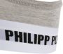 Philipp Plein Sport-bh met logoband Grijs - Thumbnail 3