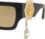 Philipp Plein Square Exclusive zonnebril met vierkant montuur Zwart - Thumbnail 5