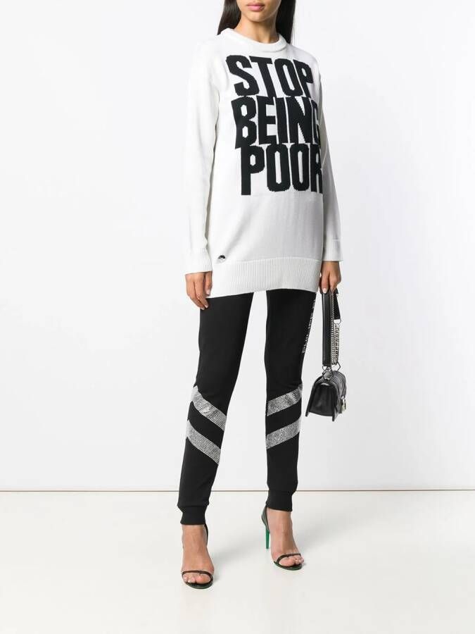 Philipp Plein Statement trui Wit