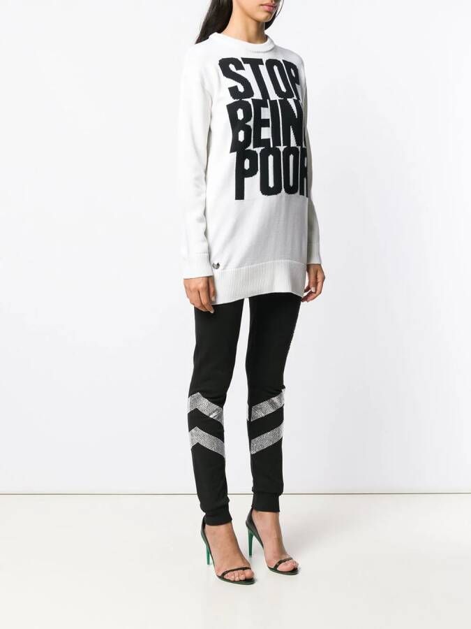 Philipp Plein Statement trui Wit