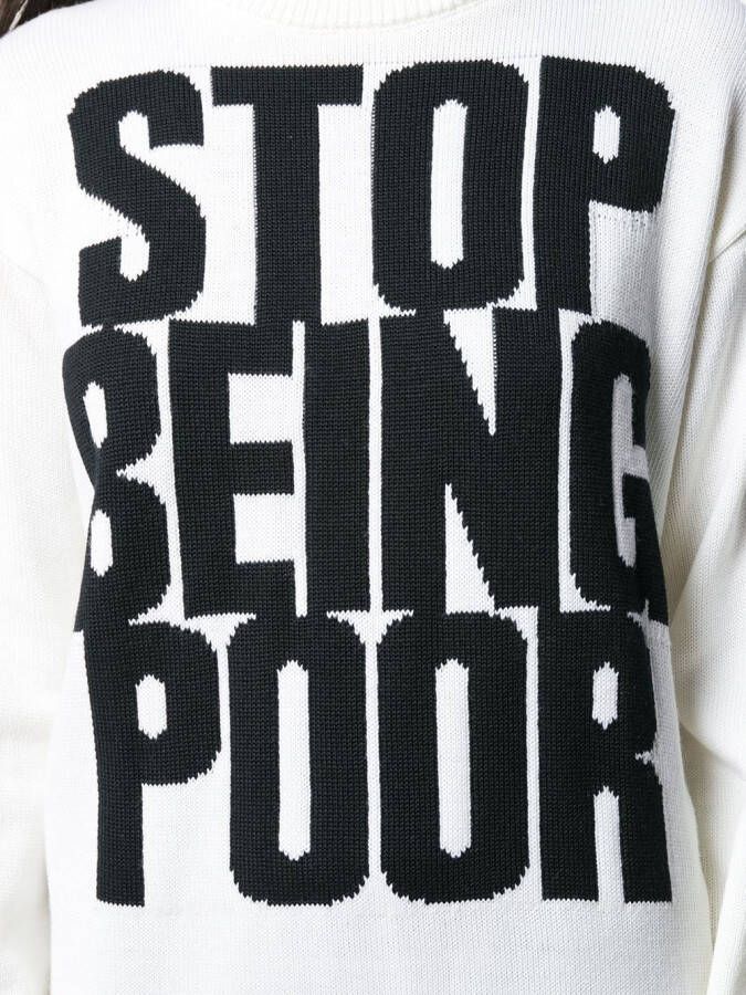 Philipp Plein Statement trui Wit