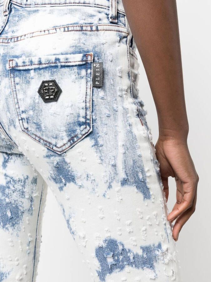 Philipp Plein Straight jeans Blauw