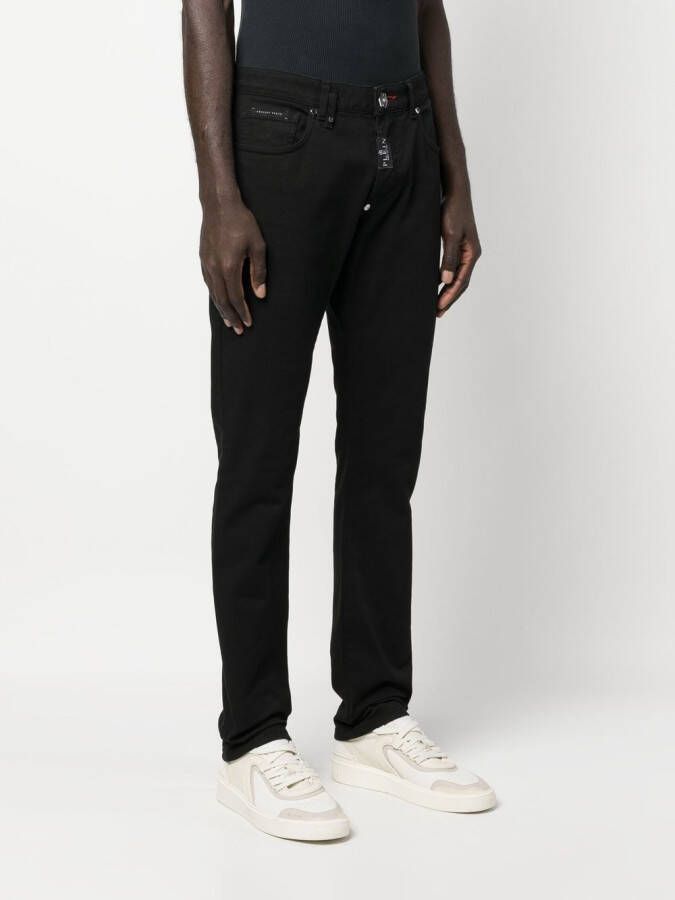 Philipp Plein Straight jeans Zwart
