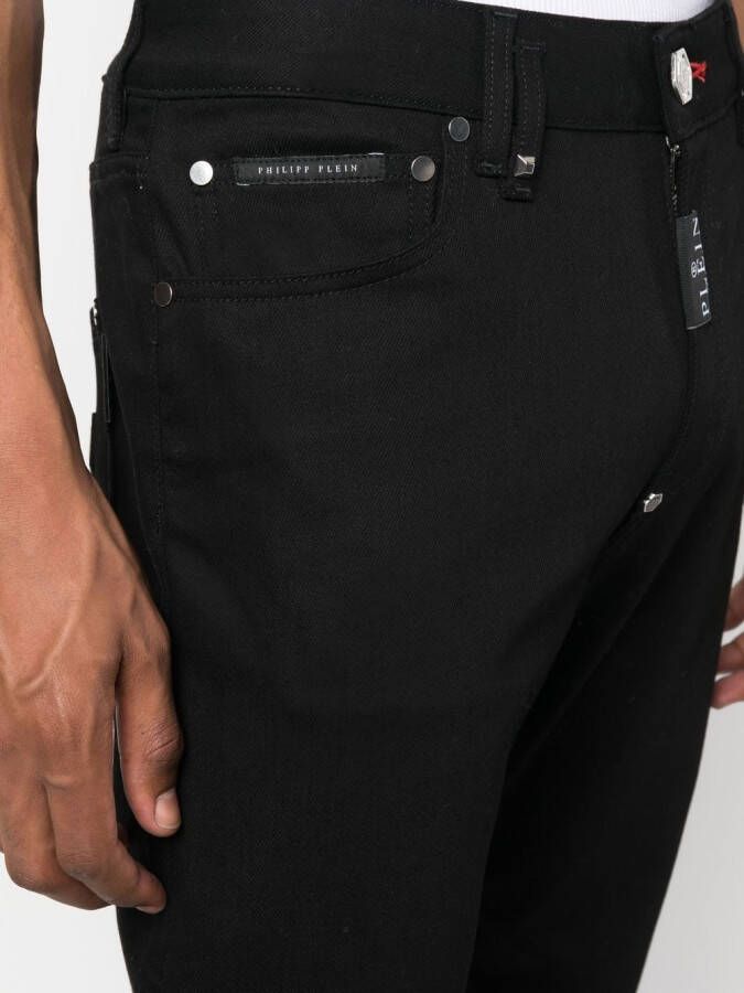 Philipp Plein Straight jeans Zwart