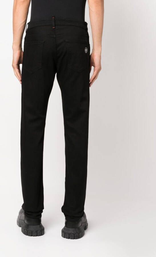 Philipp Plein Straight jeans Zwart