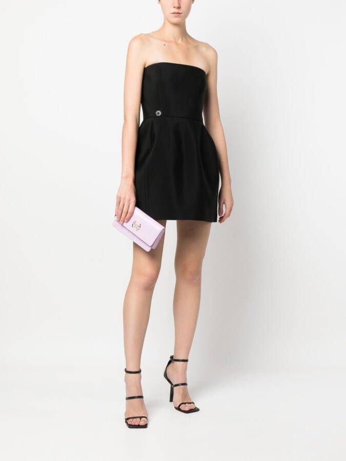 Philipp Plein Strapless mini-jurk Zwart