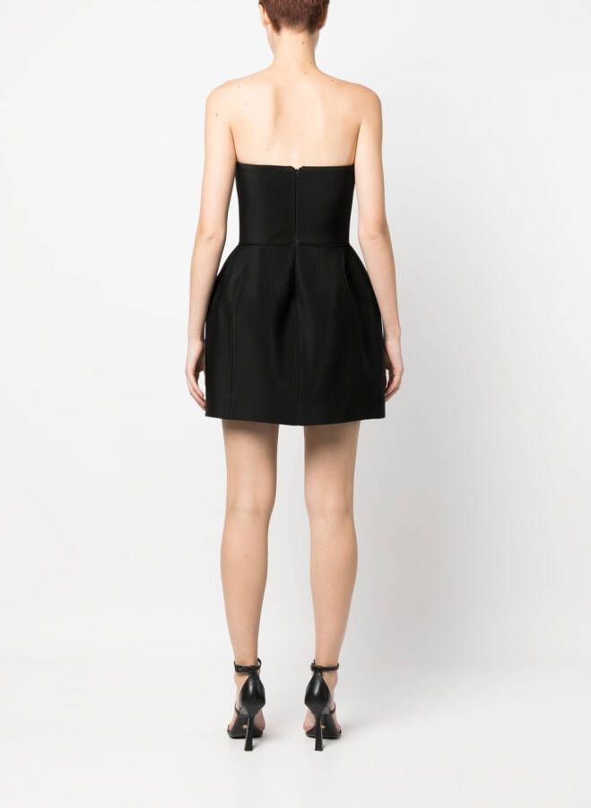 Philipp Plein Strapless mini-jurk Zwart