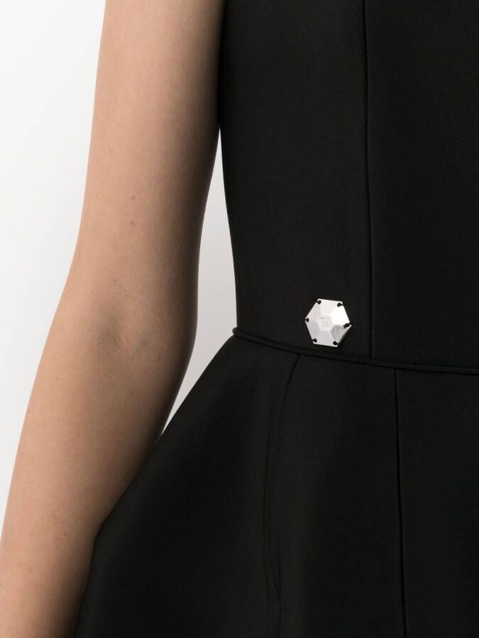 Philipp Plein Strapless mini-jurk Zwart