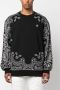 Philipp Plein Sweater met bandanaprint Zwart - Thumbnail 3