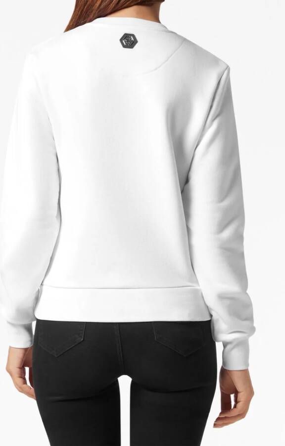 Philipp Plein Sweater met logo Wit