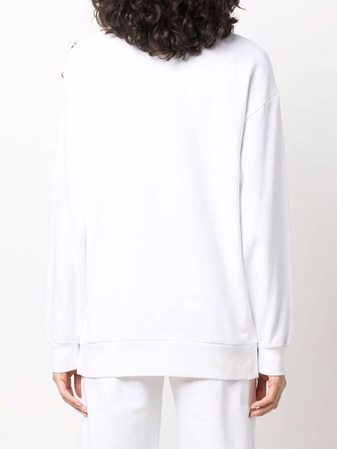 Philipp Plein Sweater met logoprint Wit