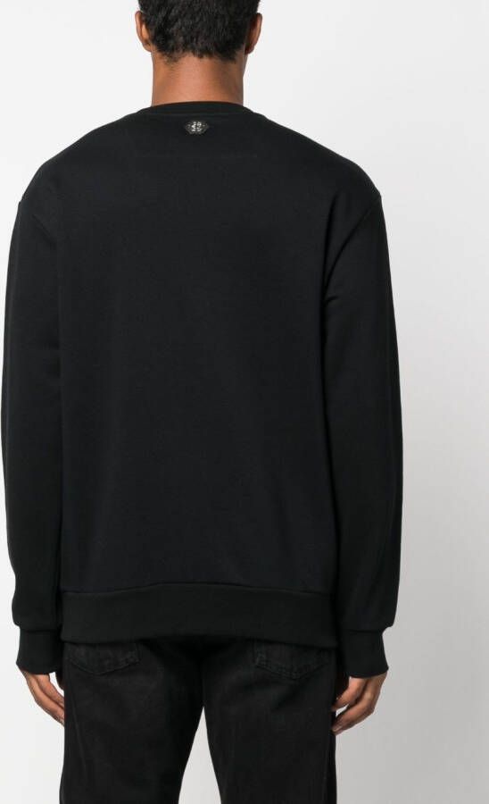 Philipp Plein Sweater met logoprint Zwart