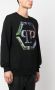 Philipp Plein Sweater met logoprint Zwart - Thumbnail 3