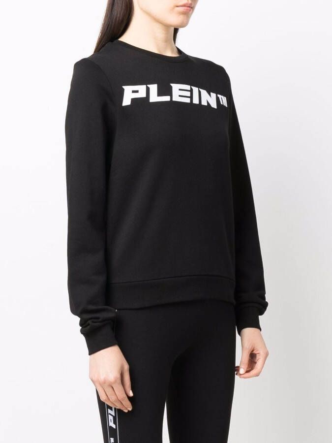 Philipp Plein Sweater met logoprint Zwart
