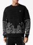 Philipp Plein Sweater met paisley-print Zwart - Thumbnail 3