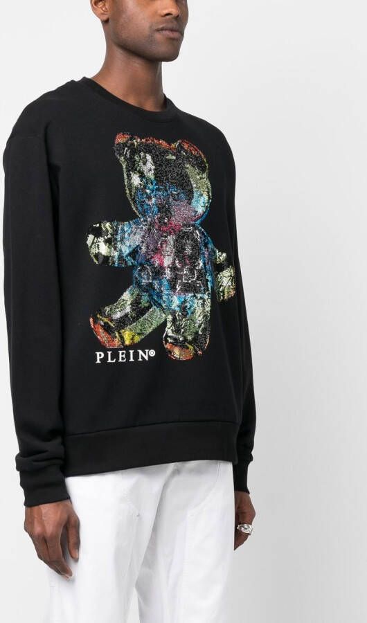 Philipp Plein Sweater met print Zwart