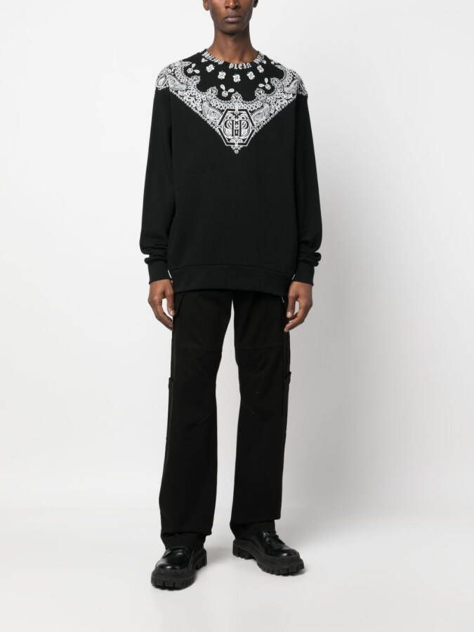 Philipp Plein Sweater met ronde hals Zwart