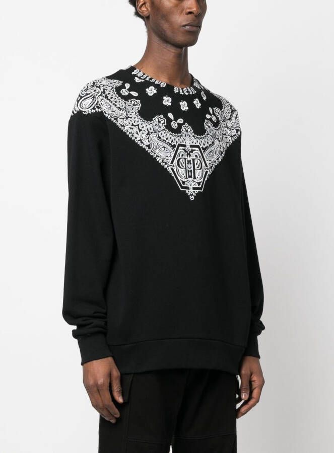Philipp Plein Sweater met ronde hals Zwart