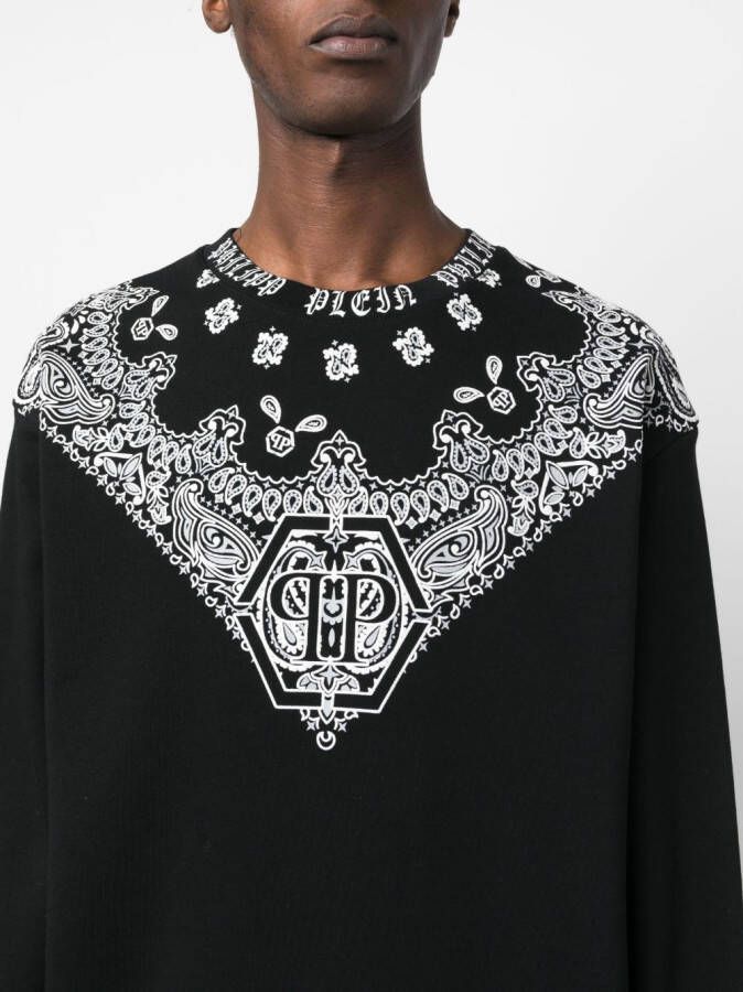 Philipp Plein Sweater met ronde hals Zwart