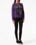 Philipp Plein Sweater verfraaid met stras Paars - Thumbnail 2