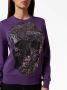 Philipp Plein Sweater verfraaid met stras Paars - Thumbnail 5