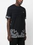 Philipp Plein T-shirt met bandanaprint Zwart - Thumbnail 3