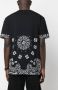 Philipp Plein T-shirt met bandanaprint Zwart - Thumbnail 4