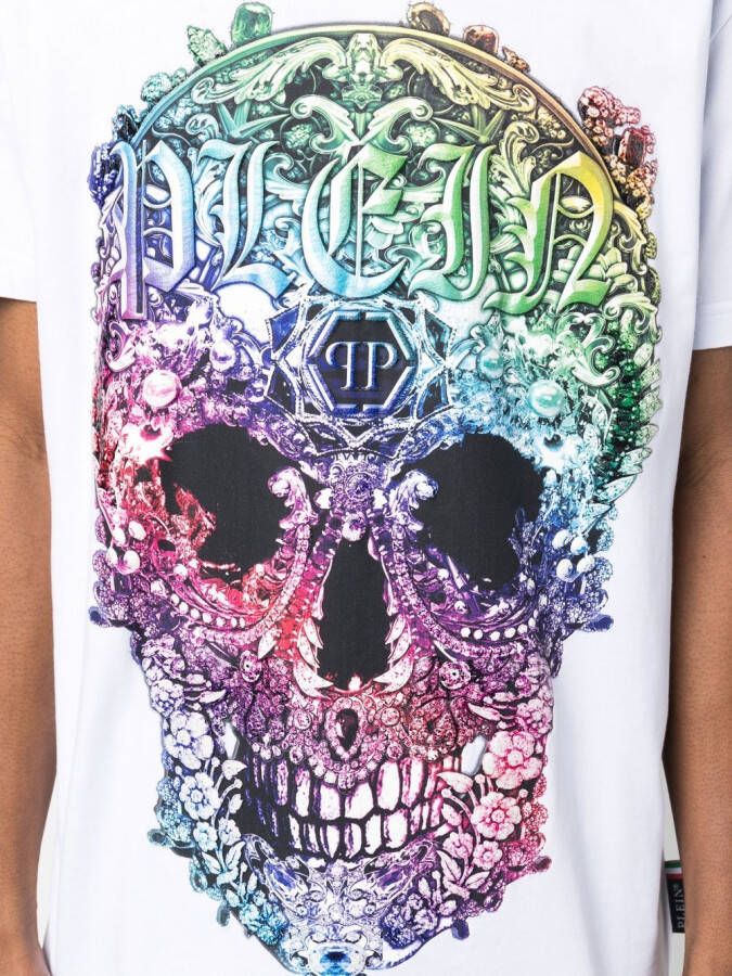 Philipp Plein T-shirt met barokprint Wit
