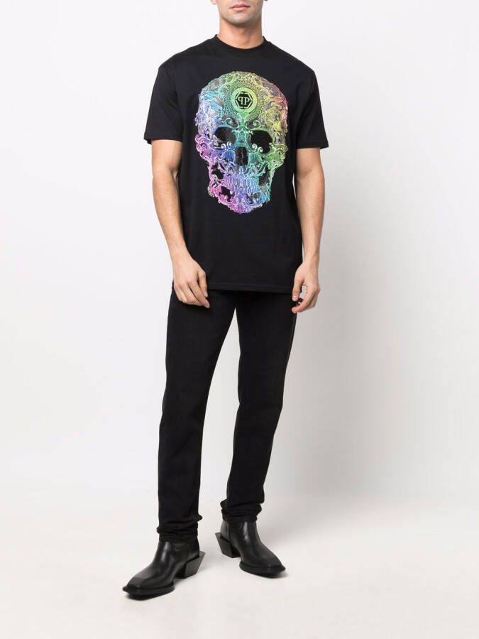 Philipp Plein T-shirt met barokprint Zwart
