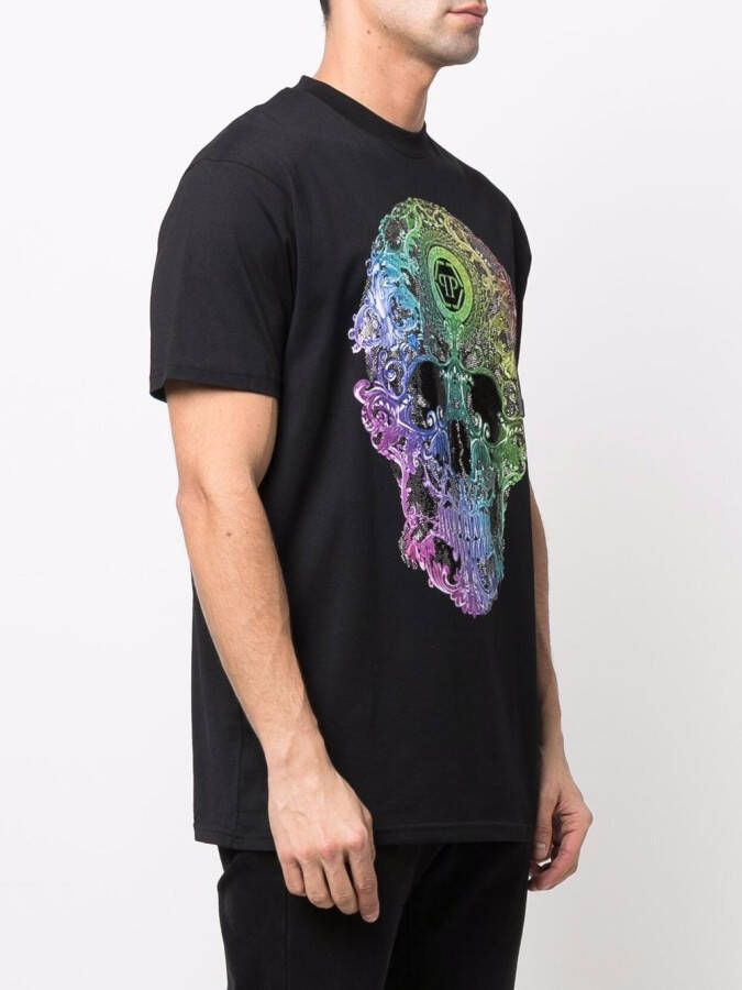 Philipp Plein T-shirt met barokprint Zwart